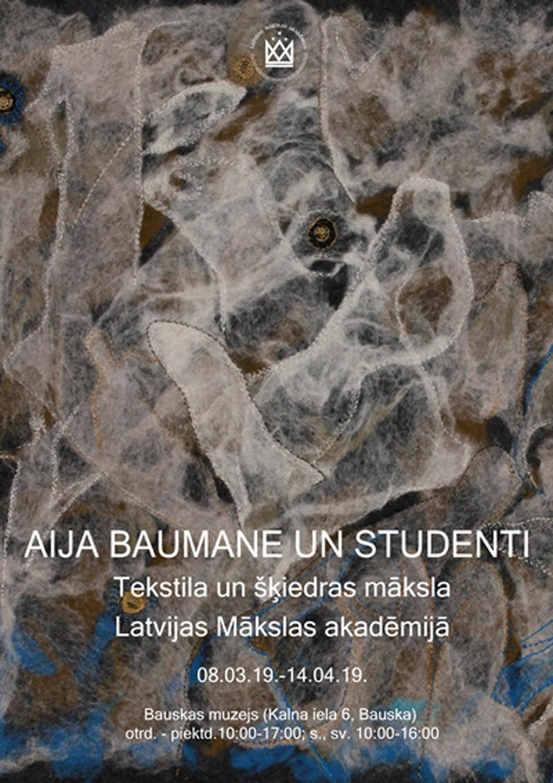 izstāde AIJA BAUMANE UN STUDENTI