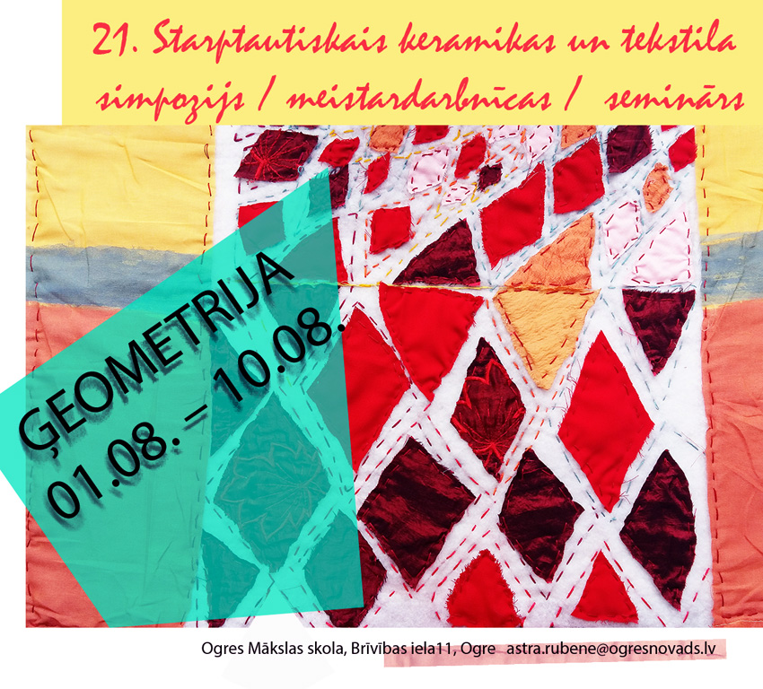 KERAMIKAS un TEKSTILA simpozijs OGRĒ 2019