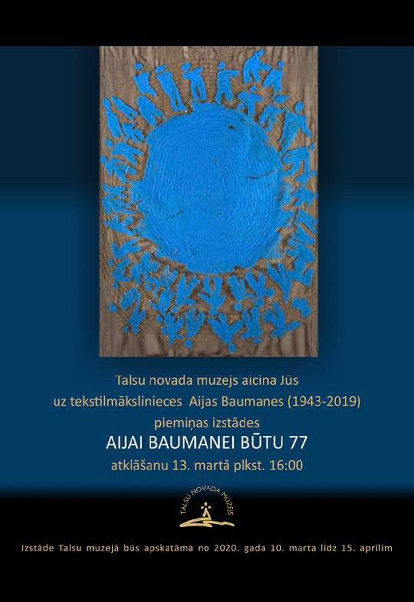 izstāde AIJAI BAUMANEI BŪTU 77