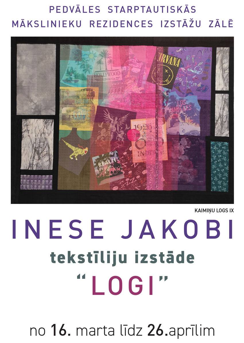 Ineses Jakobi tekstiliju izstāde LOGI