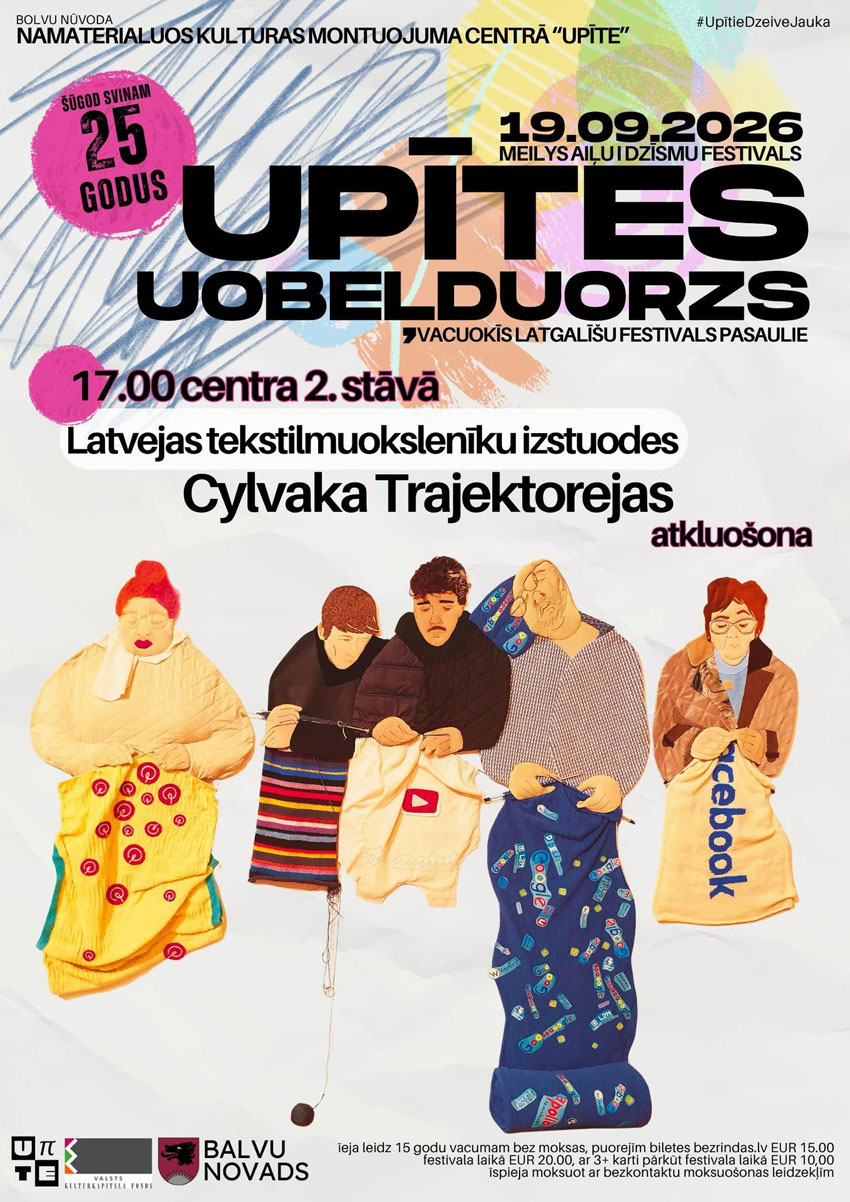 Tekstilmākslas izstāde CILVĒKU TRAEKTORIJAS