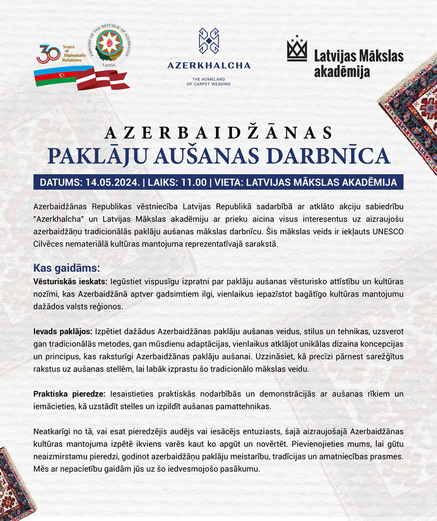 Azerbaidžānas PAKLĀJU AUŠANAS DARBNĪCA