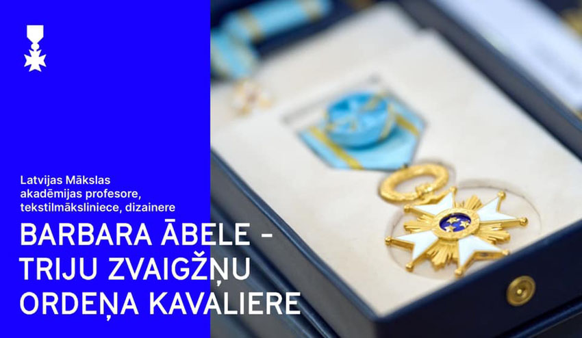 Sveicam Barbaru Ābeli ar augsto apbalvojumu!
