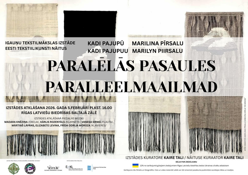 Igauņu tekstilmākslas izstāde PARALĒLĀS PASAULES