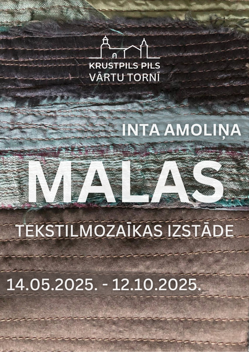 Intas Amoliņas tekstilmozaīkas izstāde MALAS