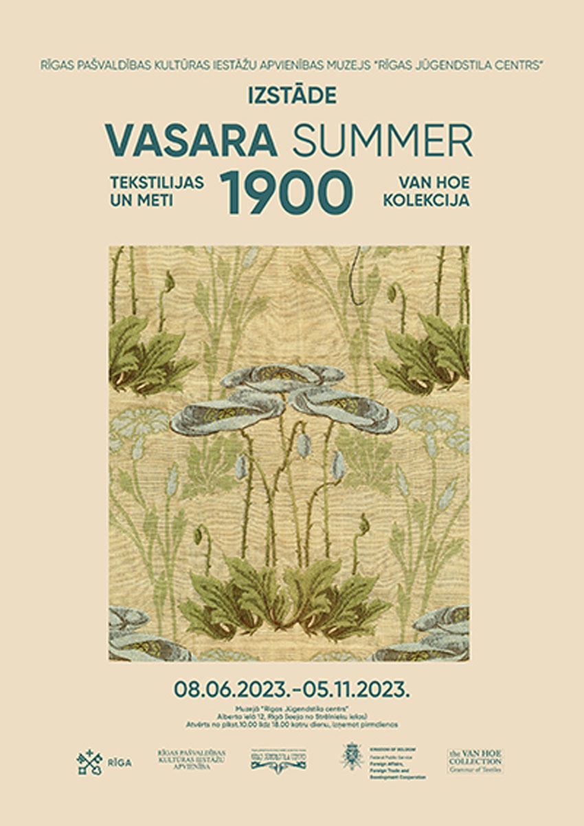 Izstāde VASARA 1900. TEKSTILIJAS UN METI