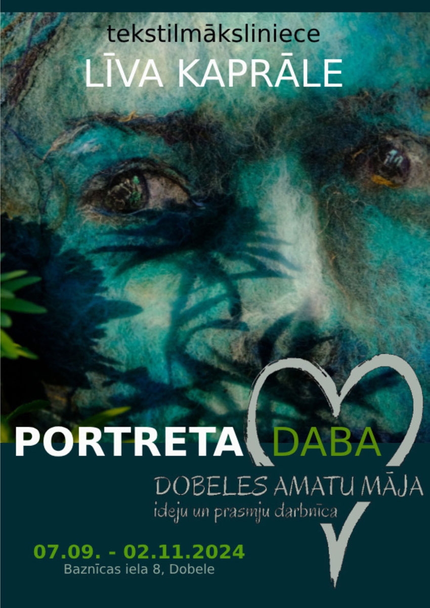 Līvas Kaprāles izstāde PORTRETA DABA