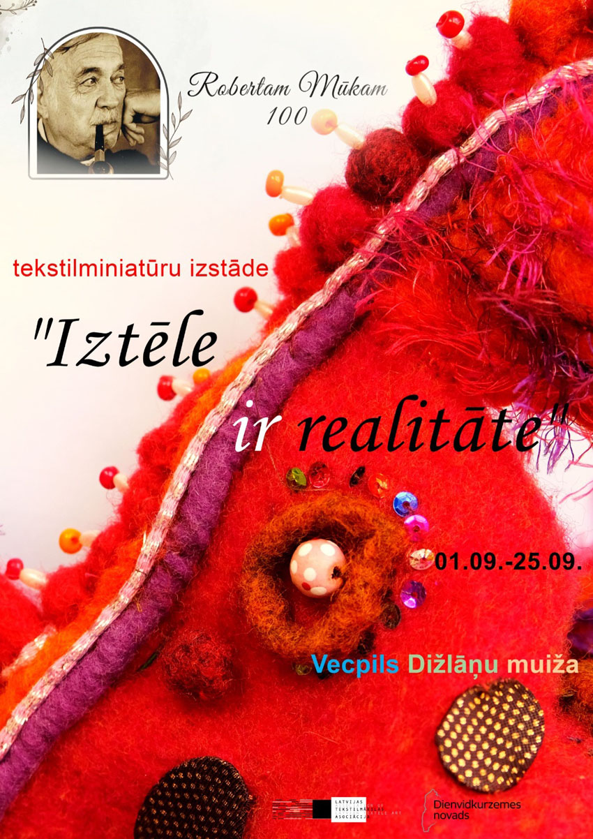 Tekstilminiatūru izstāde IZTĒLE IR REALITĀTE Vecpils Dižlāņu muižā