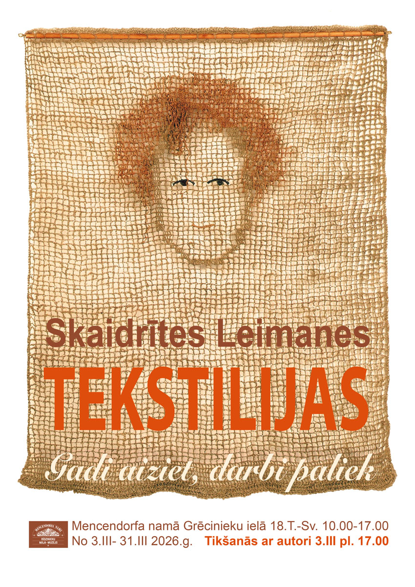 Izstāde GADI AIZIET, DARBI PALIEK. SKAIDRĪTES LEIMANES TEKSTILIJAS